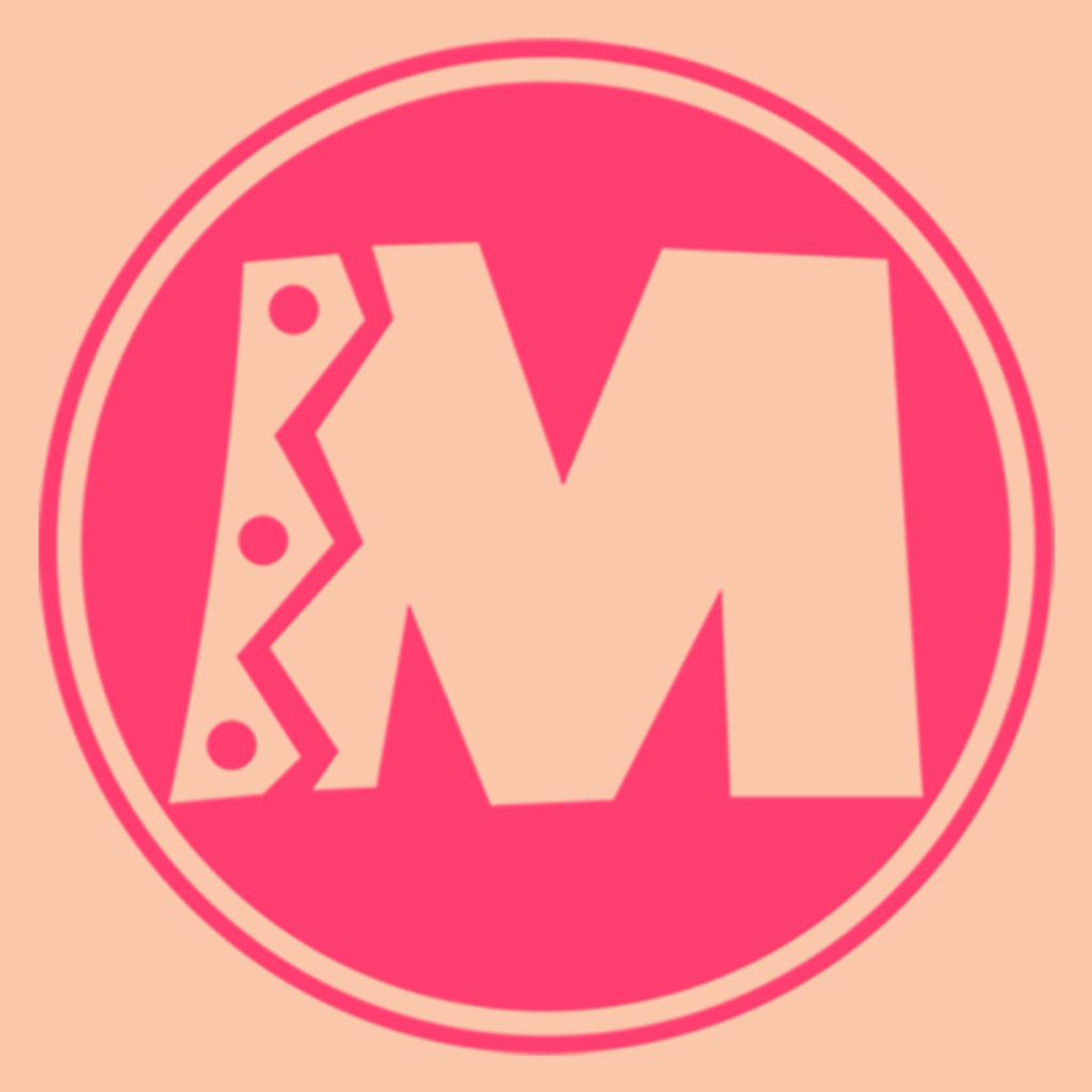 Logo M Kotak Pink Peach Makara